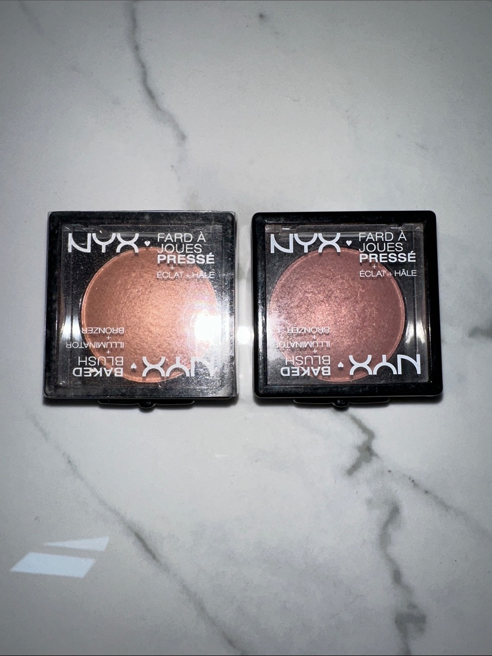 NYX Baked Blush Duo — SUGAR MAMA & CHIFFON